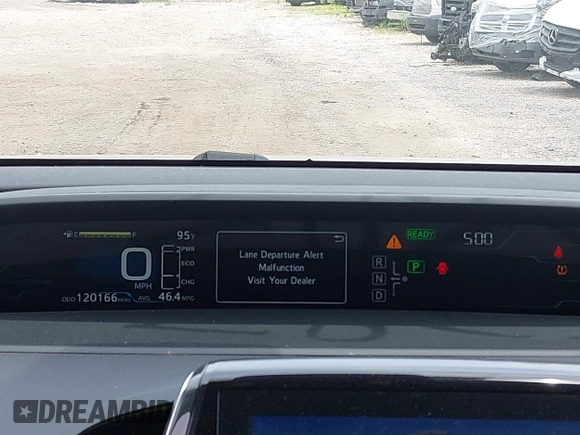 2017 Toyota Prius Plus with VIN JTDKARFPXH3047335, listed as a IAAI auction lot 42586797 with 120,166 mi miles and . Bid and sale history available at DreamBid. Image 7.