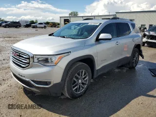 2019 GMC Acadia SLT z VIN 1GKKNMLS2KZ265777, wystawiony jako Copart lot #56670185 z przebiegiem 120 592 mil mil oraz Szkoda całkowita • Salvage title. Historia ofert i sprzedaży dostępna na DreamBid. Obrazek 1.