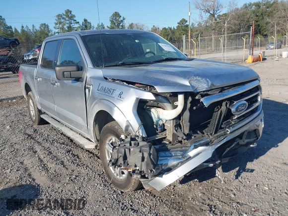 2021 Ford F-150 XL with VIN 1FTFW1E58MFA73753, listed as a IAAI auction lot 41707310 with 138,450 mi miles. Bid and sale history available at carsss.com. Image 6.