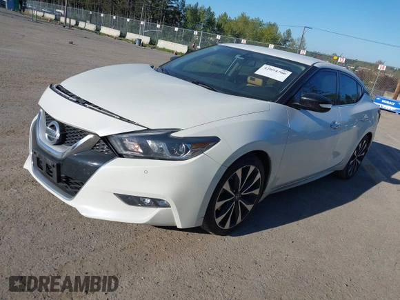 2016 Nissan Maxima SV with VIN 1N4AA6AP9GC377182, listed as a IAAI auction lot 42054766 with 50,433 mi miles and . Bid and sale history available at DreamBid. Image 18.