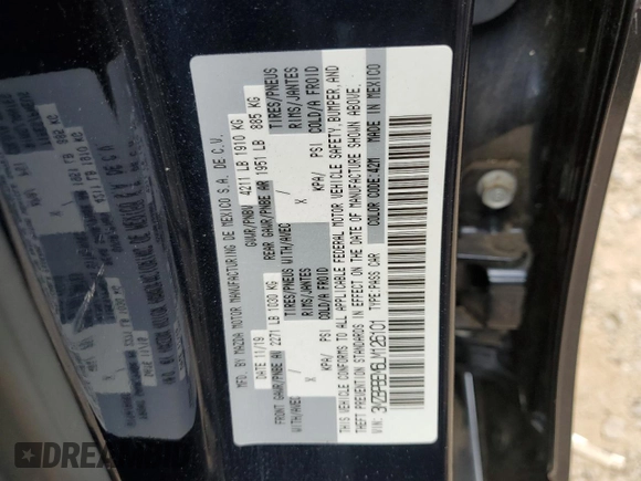 2020 Mazda 3 Premium with VIN 3MZBPBEM6LM126101, listed as a Copart auction lot 72664404 with 19,409 mi miles and Salvage Title. Bid and sale history available at DreamBid. Image 12.