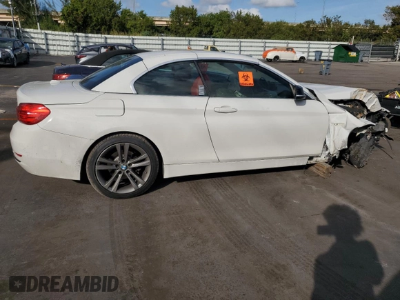 2014 BMW 4 Series 428i xDrive with VIN WBA3T1C58EPS98682, listed as a Copart auction lot 86609314 with 91,932 mi miles and Salvage Title. Bid and sale history available at carsss.com. Image 3.