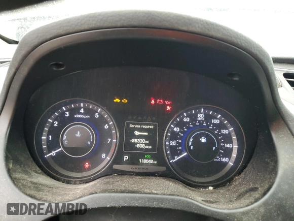 2017 Hyundai Azera Limited z VIN KMHFH4JG1HA591009, wystawiony jako Copart lot #63236595 z przebiegiem 118 042 mil mil oraz Szkoda całkowita • Salvage title. Historia ofert i sprzedaży dostępna na DreamBid. Obrazek 9.