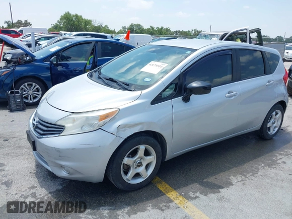2015 Nissan Note SV with VIN 3N1CE2CP0FL416891, listed as a IAAI auction lot 42179354 with 87,136 mi miles and . Bid and sale history available at DreamBid. Image 2.