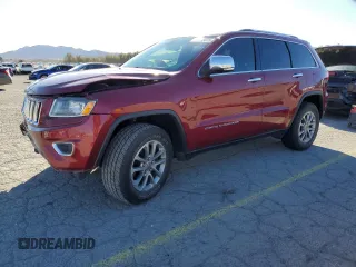 2015 Jeep Grand Cherokee Limited with VIN 1C4RJEBG1FC849041, listed as a Copart auction lot 46536875 with 57,422 mi miles and Salvage Title. Bid and sale history available at carsss.com. Image 1.