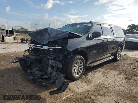2023 Chevrolet Suburban z VIN 1GNSCBKT9PR121500, wystawiony jako Copart lot #72118524 z przebiegiem 127 355 mil mil oraz Szkoda całkowita • Salvage title. Historia ofert i sprzedaży dostępna na DreamBid. Obrazek 1.