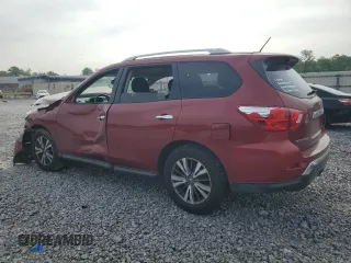 2017 Nissan Pathfinder SL with VIN 5N1DR2MM2HC648722, listed as a Copart auction lot 54918265 with 160,575 mi miles and Salvage Title. Bid and sale history available at DreamBid. Image 2.