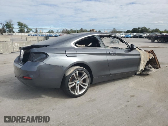 2019 BMW 4 Series 430i with VIN WBA4W3C5XKAF92075, listed as a Copart auction lot 81103684 with Not Provided miles and Non Repairable. Bid and sale history available at carsss.com. Image 3.