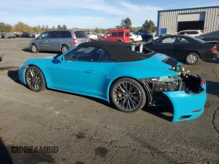 2017 Porsche 911 Carrera S with VIN WP0CB2A92HS156122, listed as a Copart auction lot 75320934 with 22,816 mi miles and Non repairable. Bid and sale history available at DreamBid. Image 2.