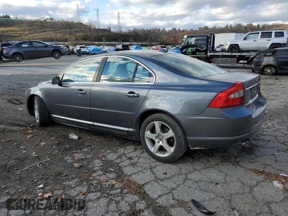 2008 Volvo S80 3.0L Turbo с VIN YV1AH992381058996, выставлен на аукционе Copart как лот 78398504 с пробегом 162 549 миль миль и Списание • Salvage title. История ставок и продаж доступна на DreamBid. Изображение 2.