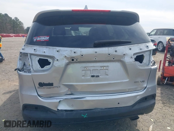 2018 Kia Sorento EX with VIN 5XYPH4A59JG347878, listed as a IAAI auction lot 41801123 with 89,716 mi miles and . Bid and sale history available at DreamBid. Image 6.