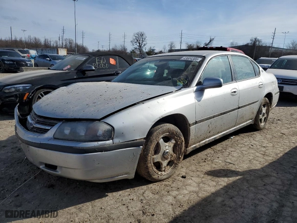 2003 Chevrolet Impala with VIN 2G1WF52K939437633, listed as a Copart auction lot 43604385 with 248,329 mi miles and Salvage Title. Bid and sale history available at carsss.com. Image 1.