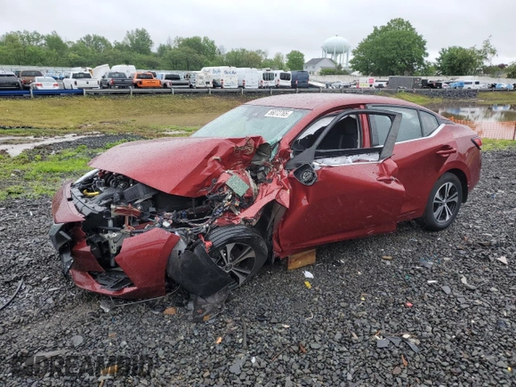 2020 Nissan Sentra SV z VIN 3N1AB8CV5LY306502, wystawiony jako Copart lot #56072765 z przebiegiem Nie podano mil oraz Szkoda całkowita • Salvage title. Historia ofert i sprzedaży dostępna na DreamBid. Obrazek 1.