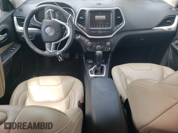 2016 Jeep Cherokee Limited z VIN 1C4PJMDS9GW340821, wystawiony jako Copart lot #54761795 z przebiegiem 98 114 mil mil oraz Szkoda całkowita • Salvage title. Historia ofert i sprzedaży dostępna na DreamBid. Obrazek 8.