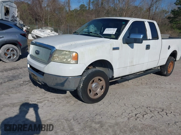 2005 Ford F-150 STX with VIN 1FTRX12W75NB89587, listed as a IAAI auction lot 41834540 with 326,100 mi miles. Bid and sale history available at carsss.com. Image 2.