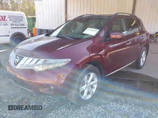 2009 Nissan Murano SL with VIN JN8AZ18W59W108749, listed as a IAAI auction lot 41790025 with 151,179 mi miles and . Bid and sale history available at DreamBid. Image 2.
