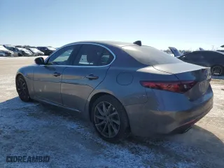 2017 Alfa Romeo Giulia with VIN ZARFAEBN8H7525734, listed as a Copart auction lot 45414215 with 53,132 mi miles and Salvage Title. Bid and sale history available at carsss.com. Image 2.