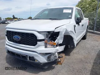 2021 Ford F-150 XL with VIN 1FTEX1CP7MFA52910, listed as a IAAI auction lot 42506488 with 99,607 mi miles and . Bid and sale history available at DreamBid. Image 2.