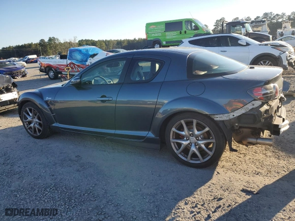 2008 Mazda RX-8 40th Anniversary with VIN JM1FE173780216389, listed as a Copart auction lot 87790525 with 73,483 mi miles and Salvage Title. Bid and sale history available at carsss.com. Image 2.