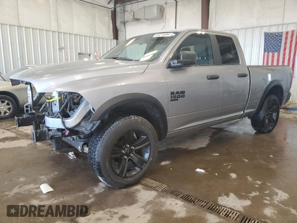 2021 Ram 1500 Classic Warlock with VIN 1C6RR7GG1MS547353, listed as a Copart auction lot 83215454 with 0 mi miles and Salvage Title. Bid and sale history available at carsss.com. Image 1.