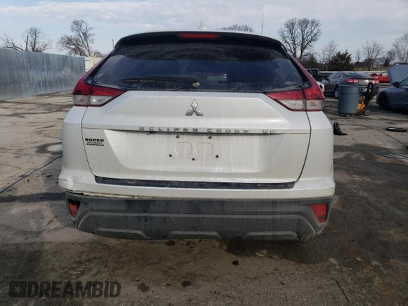 2022 Mitsubishi Eclipse Cross ES z VIN JA4ATUAA4NZ039908, wystawiony jako Copart lot #46615885 z przebiegiem 74 316 mil mil oraz Szkoda całkowita • Salvage title. Historia ofert i sprzedaży dostępna na DreamBid. Obrazek 6.