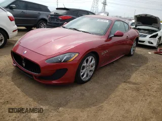 2014 Maserati GranTurismo Sport z VIN ZAM45VLA2E0117442, wystawiony jako Copart lot #50974914 z przebiegiem 58 851 mil mil oraz Szkoda całkowita • Salvage title. Historia ofert i sprzedaży dostępna na DreamBid. Obrazek 1.
