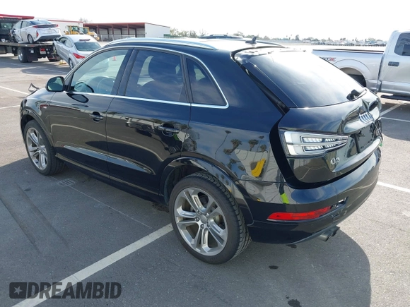 2018 Audi Q3 Premium Plus with VIN WA1JCCFS2JR009411, listed as a IAAI auction lot 41754526 with 85,781 mi miles. Bid and sale history available at carsss.com. Image 3.