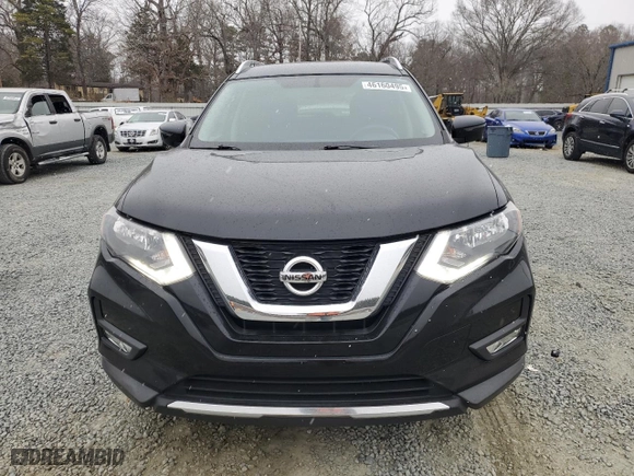 2017 Nissan Rogue S with VIN KNMAT2MV3HP514148, listed as a Copart auction lot 46160495 with NaN miles and Salvage Title. Bid and sale history available at carsss.com. Image 5.