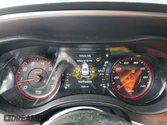 2019 Dodge Charger GT with VIN 2C3CDXHG7KH568289, listed as a Copart auction lot 49077235 with 90,271 mi miles and Salvage Title. Bid and sale history available at DreamBid. Image 9.