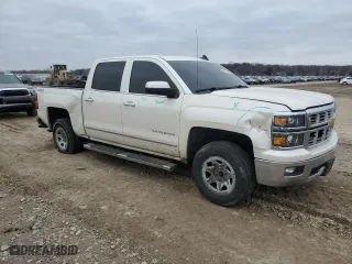 2015 Chevrolet Silverado 1500 LTZ with VIN 3GCUKSEC2FG117531, listed as a Copart auction lot 43966355 with 171,196 mi miles and Salvage Title. Bid and sale history available at carsss.com. Image 4.