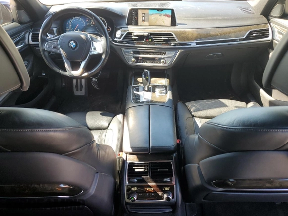 2016 BMW 7 Series 750i with VIN WBA7F0C57GGL99153, listed as a Copart auction lot 45475755 with 140,328 mi miles and Salvage title. Bid and sale history available at DreamBid. Image 8.