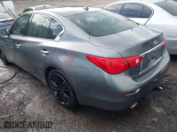 2014 Infiniti Q50 Premium with VIN JN1BV7AP8EM693109, listed as a IAAI auction lot 42183699 with 171,981 mi miles and . Bid and sale history available at DreamBid. Image 3.