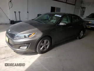 2014 Kia Optima LX z VIN 5XXGM4A76EG288487, wystawiony jako Copart lot #50811785 z przebiegiem 53 083 mil mil oraz Szkoda całkowita • Salvage title. Historia ofert i sprzedaży dostępna na DreamBid. Obrazek 1.