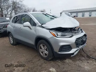 2018 Chevrolet Trax LT with VIN KL7CJLSB1JB729623, listed as a IAAI auction lot 41077328 with 89,555 mi miles. Bid and sale history available at carsss.com. Image 1.
