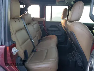 2021 Jeep Wrangler Unlimited Rubicon with VIN 1C4HJXFN7MW576196, listed as a Copart auction lot 44806285 with 47,312 mi miles and Salvage Title. Bid and sale history available at DreamBid. Image 10.