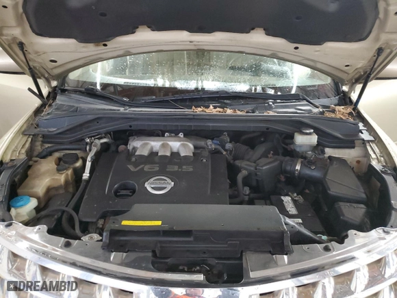 2005 Nissan Murano SL with VIN JN8AZ08T25W328845, listed as a Copart auction lot 44156405 with 218,757 mi miles and Salvage Title. Bid and sale history available at carsss.com. Image 12.