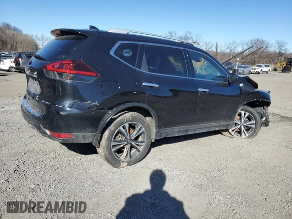 2019 Nissan Rogue SL with VIN 5N1AT2MVXKC816742, listed as a Copart auction lot 47934025 with 87,303 mi miles and Salvage Title. Bid and sale history available at carsss.com. Image 3.