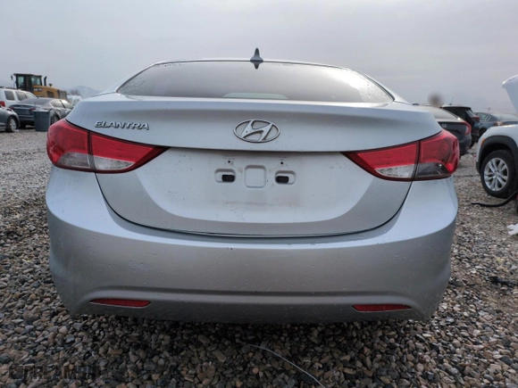 2012 Hyundai Elantra GLS PZEV with VIN 5NPDH4AE6CH082187, listed as a Copart auction lot 50733205 with 124,521 mi miles and Salvage Title. Bid and sale history available at carsss.com. Image 6.