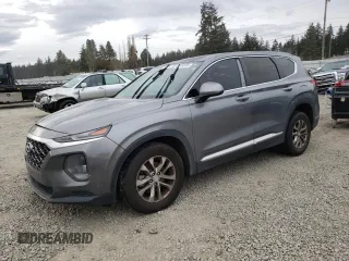2019 Hyundai Santa Fe SE with VIN 5NMS23AD5KH077942, listed as a Copart auction lot 45246895 with 163,730 mi miles and Clean Title. Bid and sale history available at carsss.com. Image 1.