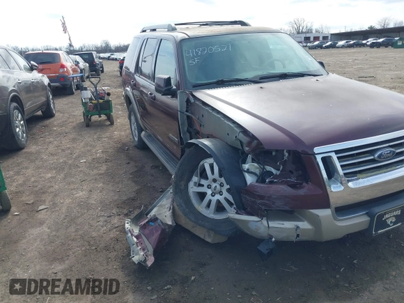 2006 Ford Explorer Eddie Bauer z VIN 1FMEU64886UB29470, wystawiony jako IAAI lot #41820521 z przebiegiem 241 002 mil mil oraz . Historia ofert i sprzedaży dostępna na DreamBid. Obrazek 6.