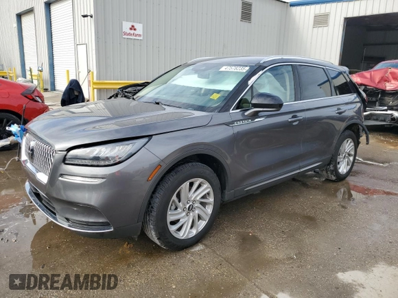 2021 Lincoln Corsair Standard z VIN 5LMCJ1C9XMUL17351, wystawiony jako Copart lot #47578235 z przebiegiem 46 258 mil mil oraz Szkoda całkowita • Salvage title. Historia ofert i sprzedaży dostępna na DreamBid. Obrazek 1.