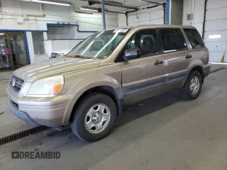 2004 Honda Pilot LX z VIN 2HKYF18164H560909, wystawiony jako Copart lot #53088025 z przebiegiem 253 699 mil mil oraz Czysty tytuł • Clean title. Historia ofert i sprzedaży dostępna na DreamBid. Obrazek 1.