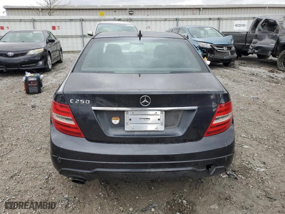 2012 Mercedes-Benz C-Class C 250 Sport with VIN WDDGF4HB1CA615901, listed as a Copart auction lot 45656425 with 151,150 mi miles and Salvage Title. Bid and sale history available at carsss.com. Image 6.