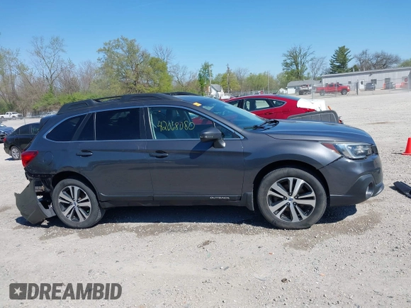 2019 Subaru Outback Limited with VIN 4S4BSANC5K3294973, listed as a IAAI auction lot 42068080 with 88,415 mi miles and . Bid and sale history available at DreamBid. Image 14.