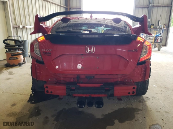 2018 Honda Civic Type R Touring with VIN SHHFK8G72JU204595, listed as a Copart auction lot 54585514 with 95,453 mi miles and Salvage Title. Bid and sale history available at carsss.com. Image 6.