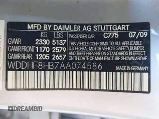 2010 Mercedes-Benz E 350 Luxury with VIN WDDHF8HB7AA074586, listed as a IAAI auction lot 42628056 with 94,330 mi miles and . Bid and sale history available at DreamBid. Image 9.