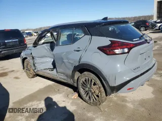 2023 Nissan Kicks SV with VIN 3N1CP5CV0PL551526, listed as a Copart auction lot 49707195 with 8,371 mi miles and Salvage Title. Bid and sale history available at DreamBid. Image 2.