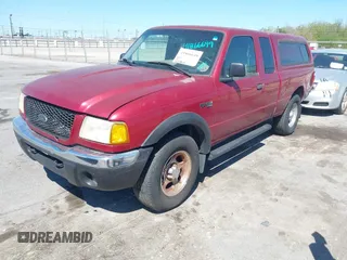 2001 Ford Ranger XL Fleet with VIN 1FTZR15E31PA53677, listed as a IAAI auction lot 41866649 with 121,968 mi miles. Bid and sale history available at carsss.com. Image 2.