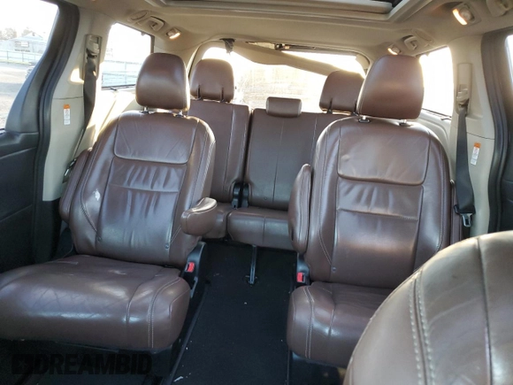 2016 Toyota Sienna Ltd with VIN 5TDDK3DC3GS130346, listed as a Copart auction lot 51062635 with 264,592 mi miles and Salvage Title. Bid and sale history available at carsss.com. Image 10.
