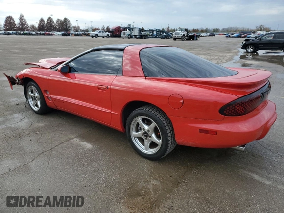 1998 Pontiac Firebird Formula with VIN 2G2FV22GXW2225815, listed as a Copart auction lot 81240614 with 57,626 mi miles and Salvage title. Bid and sale history available at DreamBid. Image 2.